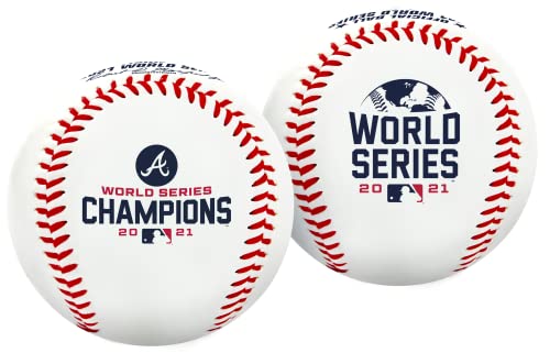 Rawlings Offizieller Weltmeister 2021 | Atlanta Braves | Gedenk-Baseball | Classic White Rawlings Offizieller Weltmeister 2021 | Atlanta Braves | Gedenk-Baseball | Classic White von Rawlings