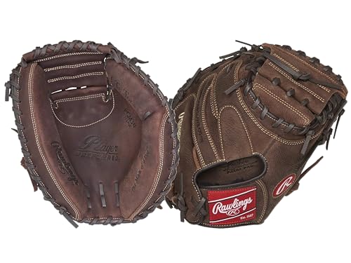 Rawlings Player Preferred Baseball Catcher's Mitt, Regular, 1-Piece Solid Web, 33 Inch Rawlings Player Preferred Baseball Catcher's Mitt, Regular, 1-Piece Solid Web, 33 Inch von Rawlings