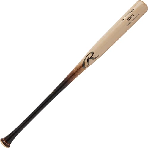 Rawlings Preferred Maple Wood Baseball Bat | Gameday Profile-Trout Machado/Albies Baseballschläger aus Holz, Black/Wine Bryce Harper Pro Label, 34" Rawlings Preferred Maple Wood Baseball Bat | Gameday Profile-Trout Machado/Albies Baseballschläger aus Holz, Black/Wine Bryce Harper Pro Label, 34" von Rawlings