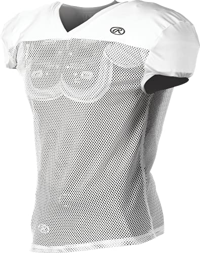 Rawlings Sporting Goods Herren Premium Pro Cut Praxis Fußball Jersey, Herren, weiß Rawlings Sporting Goods Herren Premium Pro Cut Praxis Fußball Jersey, Herren, weiß von Rawlings