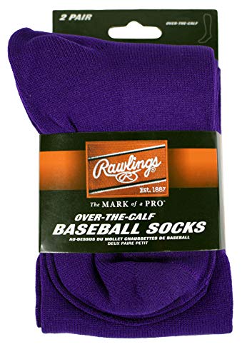 Rawlings Sportsocken, Baseball/Softball, 2 Paar, mehrere Größen/Farben von Rawlings