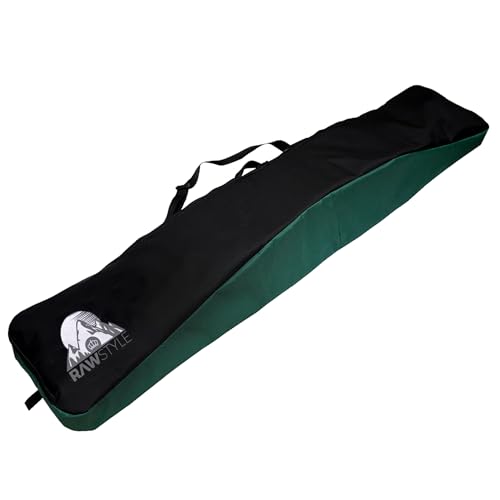 Rawstyle Snowboard Tasche, Boardbag, Snowboardbag, 170cm, XXL (schwarz-grün) von Rawstyle