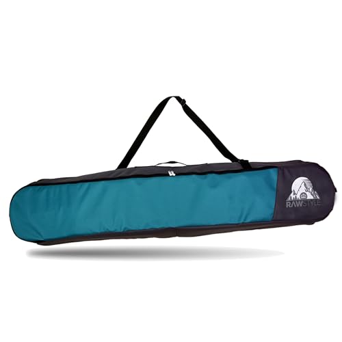 Rawstyle Snowboard Tasche, Boardbag, Snowboardbag, Modell 2 (türkis (110cm)) von Rawstyle