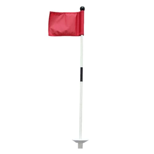 Putting Grüne Flagge für Hof, Golfflaggen für Hof, Golf-Hinterhof-Gartenflagge, doppelseitige nummerierte Golfflaggen, Golfbecher und Flaggen, tragbares Golfzubehör für drinnen und draußen von Raxove