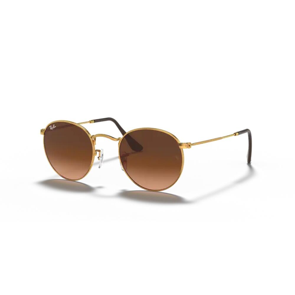 Ray Ban RB3447 runde goldene Sonnenbrille aus Metall von Ray-Ban