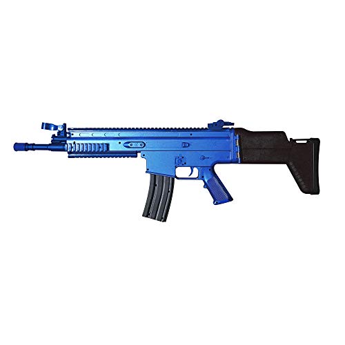 Rayline 8902A Blue Softair Gewehr (Manuell Federdruck), Material: ABS (Stoßfest), Nachbau im Maßstab 1:1, Länge: 78cm, Gewicht: 1400g, Kaliber: 6mm, Farbe: Blue - (unter 0,5 Joule - ab 14 Jahre) von Rayline