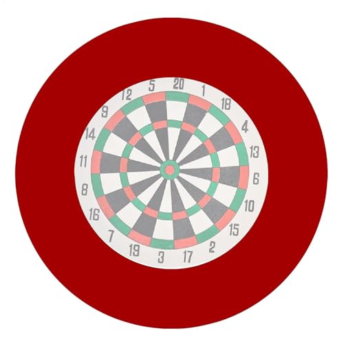 Raypontia Dart Wandschutz Rot - 45CM Dart Surround Set, Dart Ring, Dartscheiben Surround, Dartboard Schutzring, Dart Zubehör Wandschutz, Dartboard Surround Ring, Einfach Zu Installierende Wandschutz Raypontia Dart Wandschutz Rot - 45CM Dart Surround Set, Dart Ring, Dartscheiben Surround, Dartboard Schutzring, Dart Zubehör Wandschutz, Dartboard Surround Ring, Einfach Zu Installierende Wandschutz von Raypontia