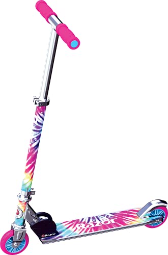 Razor A Kick Scooter, Sonderedition Tie-Dye Grafik, Aluminium Klapproller von Razor