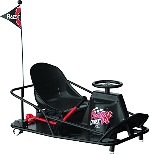 Razor Crazy Cart XL Elektroscooter, Schwarz, One Size Razor Crazy Cart XL Elektroscooter, Schwarz, One Size von Razor