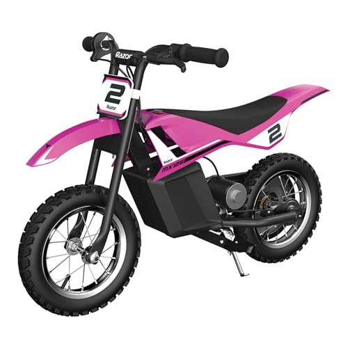 Epson Razor Kids Electric Motorbike - MX125 Dirt Rocket Bike ab 7 Jahren mit 8 mph Max Speed & 40 Minuten Fahrzeit, bis zu 5 Meilen Reichweite, 100W Ride On mit 12V 5Ah Batterie und 12“ Luftreifen Epson Razor Kids Electric Motorbike - MX125 Dirt Rocket Bike ab 7 Jahren mit 8 mph Max Speed & 40 Minuten Fahrzeit, bis zu 5 Meilen Reichweite, 100W Ride On mit 12V 5Ah Batterie und 12“ Luftreifen von Razor