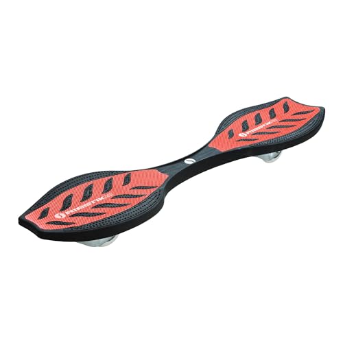 Razor RipStik Air Pro - Caster Board für Kinder ab 8 Jahren mit 360° Lenkung, Wave Board mit Anti-Rutsch-Griffband, verstärktes Polymer, kompaktes & leichtes 2-Rad Board - Rot von Razor