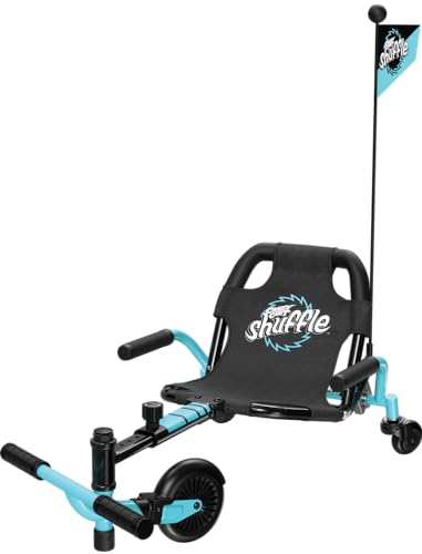 Crazy Cart Shuffle von Razor - Drifting Go-Kart für Kinder ab 4 Jahren, Crazy Cart Drift Bar Technologie, verstellbarer Rahmen mit 5 Längeneinstellungen, Blau Crazy Cart Shuffle von Razor - Drifting Go-Kart für Kinder ab 4 Jahren, Crazy Cart Drift Bar Technologie, verstellbarer Rahmen mit 5 Längeneinstellungen, Blau von Razor