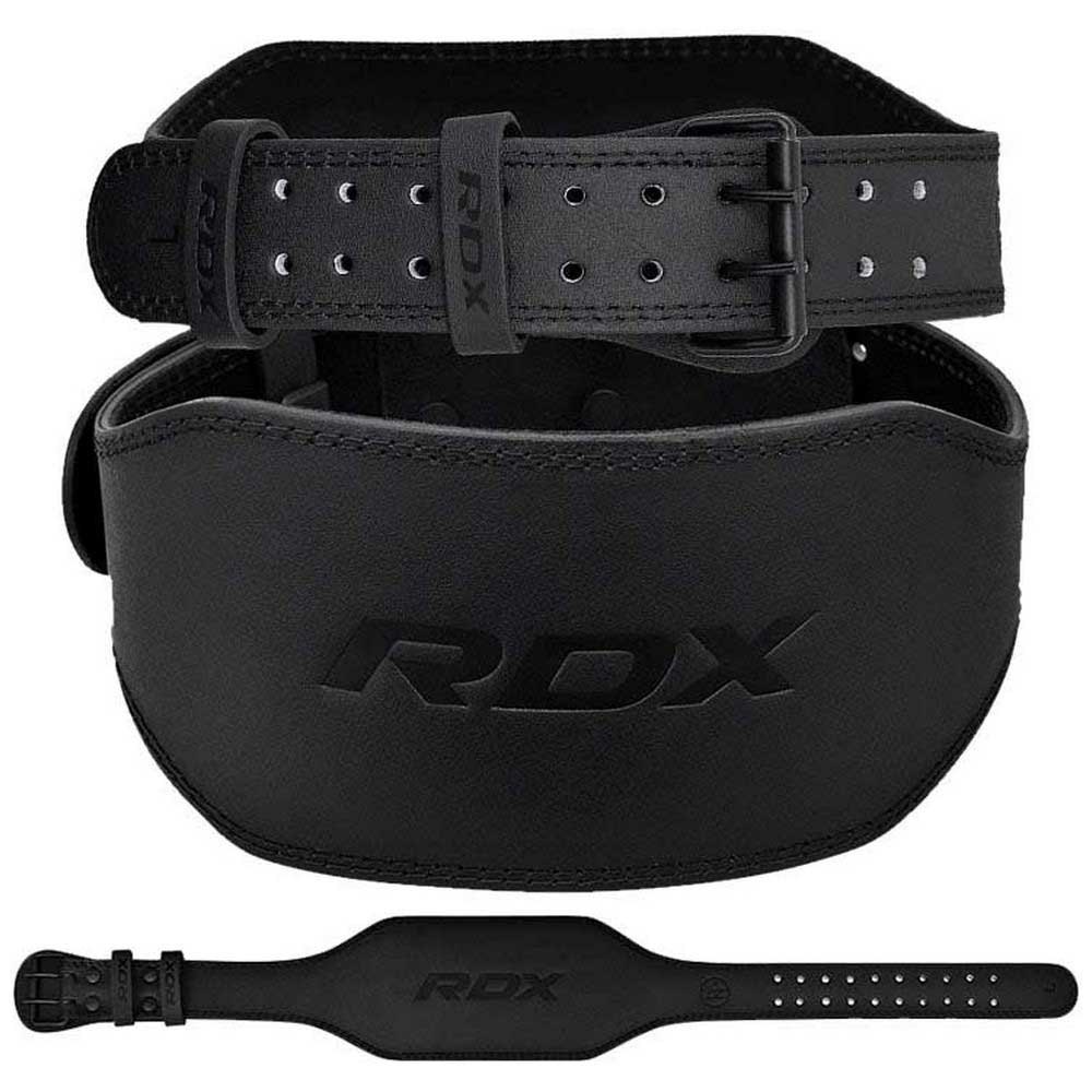 Rdx Sports 6 Inch Leather Weightlifting Belt Schwarz S von Rdx Sports