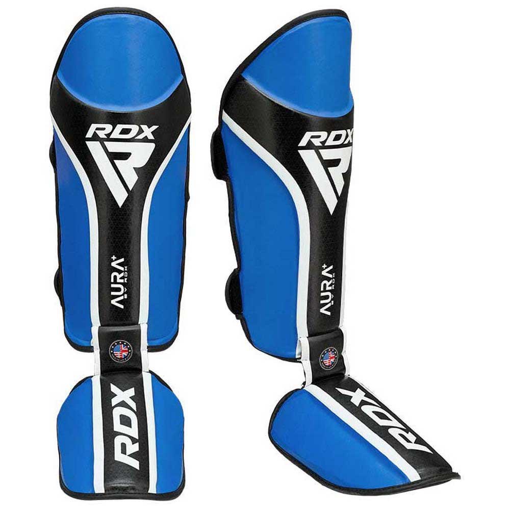 Rdx Sports Aura Plus T-17 Shin Guards Blau M+ von Rdx Sports