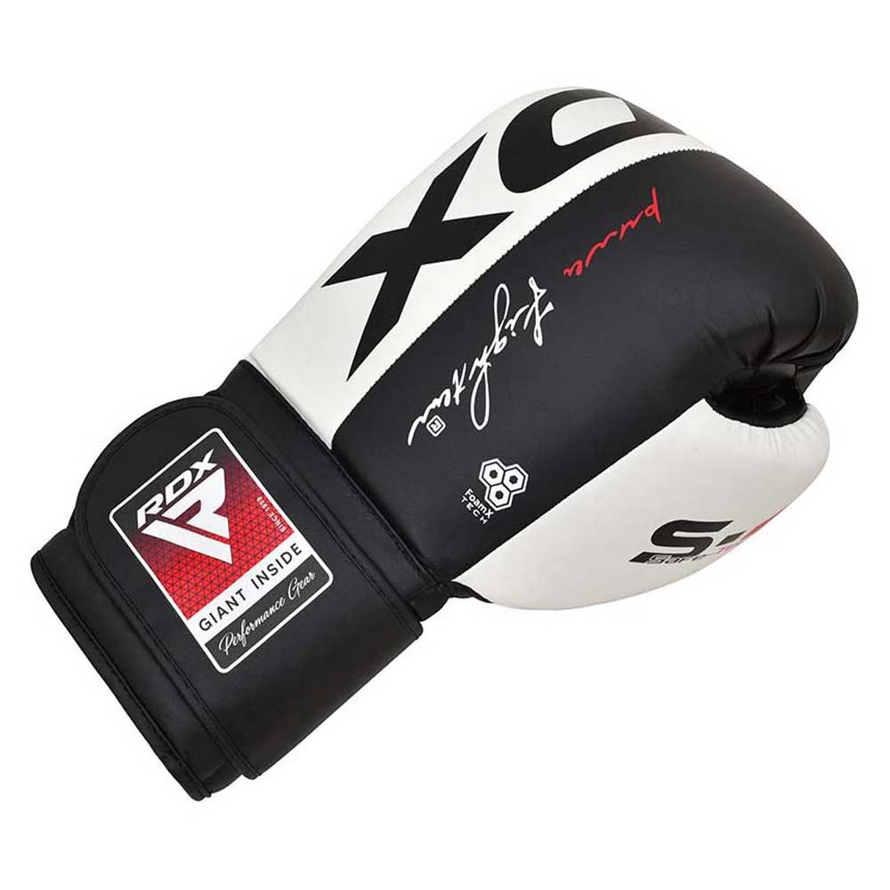 Rdx Sports Leather S4 Boxing Gloves Schwarz 10 oz von Rdx Sports