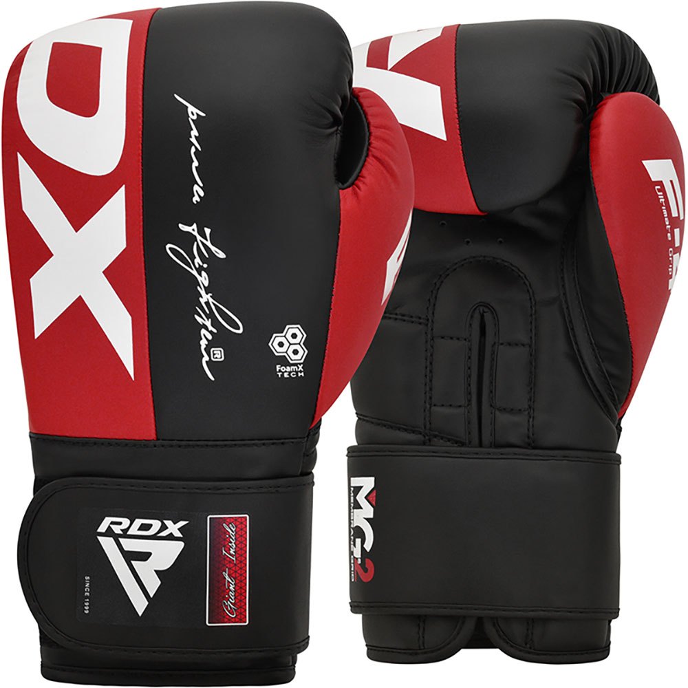Rdx Sports Rex F4 Artificial Leather Boxing Gloves Rot,Schwarz 12 oz von Rdx Sports