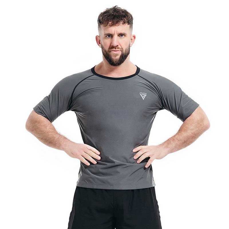 Rdx Sports Sweat M1 Short Sleeve T-shirt Grau 2XL Mann von Rdx Sports