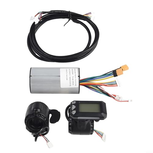 Kohlefaser-Elektroroller, 12,7 cm (5 Zoll), LCD-Monitor, EABS-Bremsset, 24 V/36 V Controller (24 V) von ReachMall