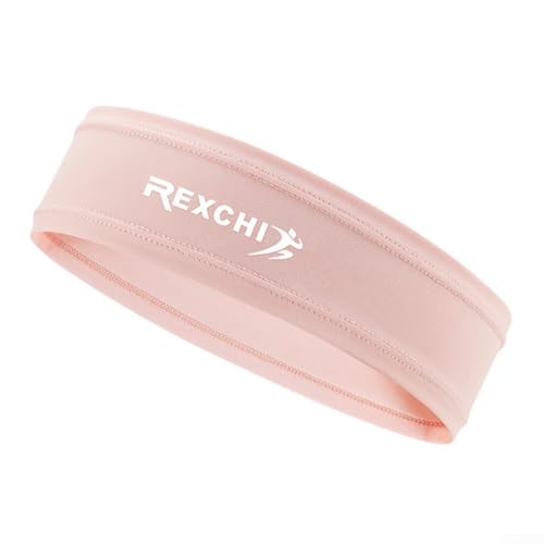 Stretch-Stirnband für Sport, Uni, schweißabsorbierendes Band für alle Aktivitäten (Rosa) von ReachMall