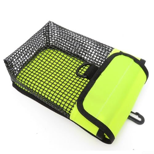 Tragbare Netztasche für Tauchrollen und Sicherheitsmarkierungsbojen, Zubehör (A Gelb) von ReachMall