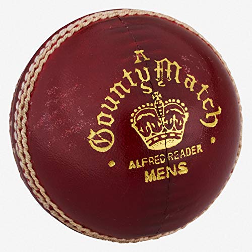 Readers County Match 'A' Cricketball, 156 g, rot, Herren von Readers