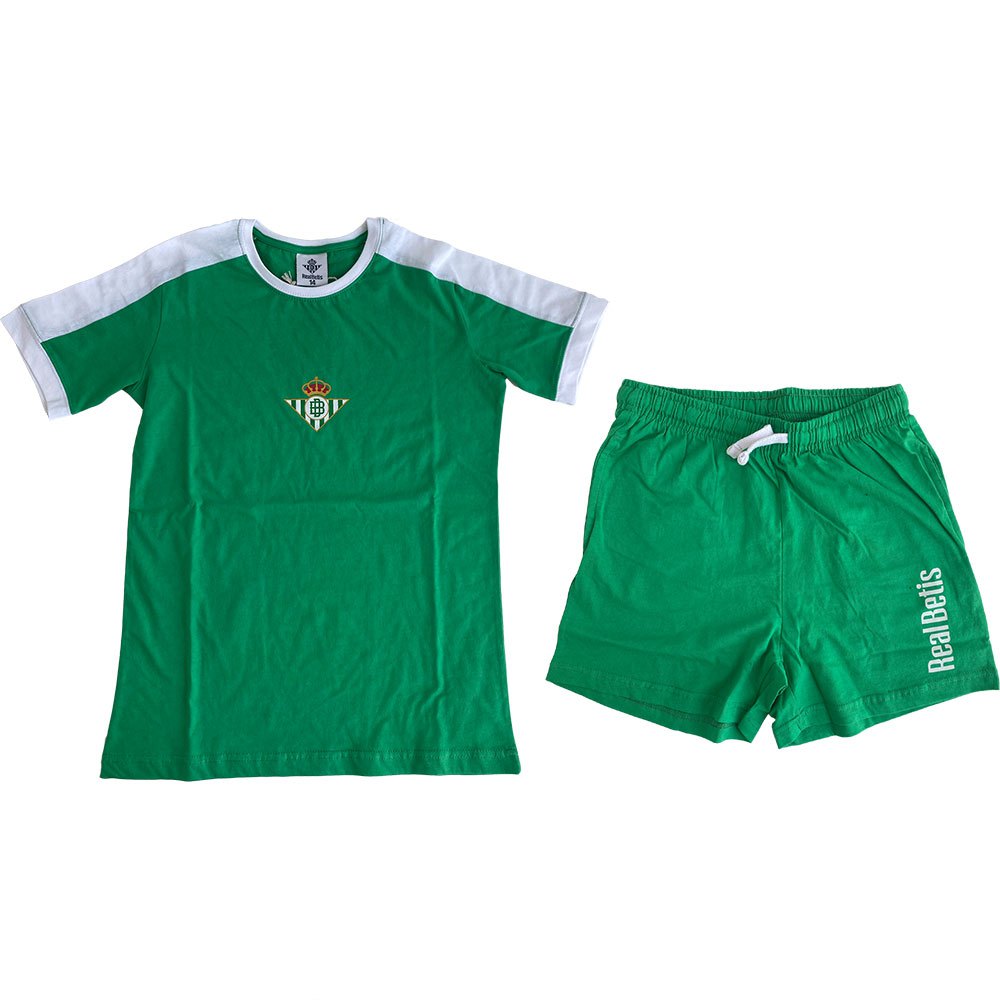 Real Betis Junior Short Sleeve Pyjama Grün 12 Years von Real Betis