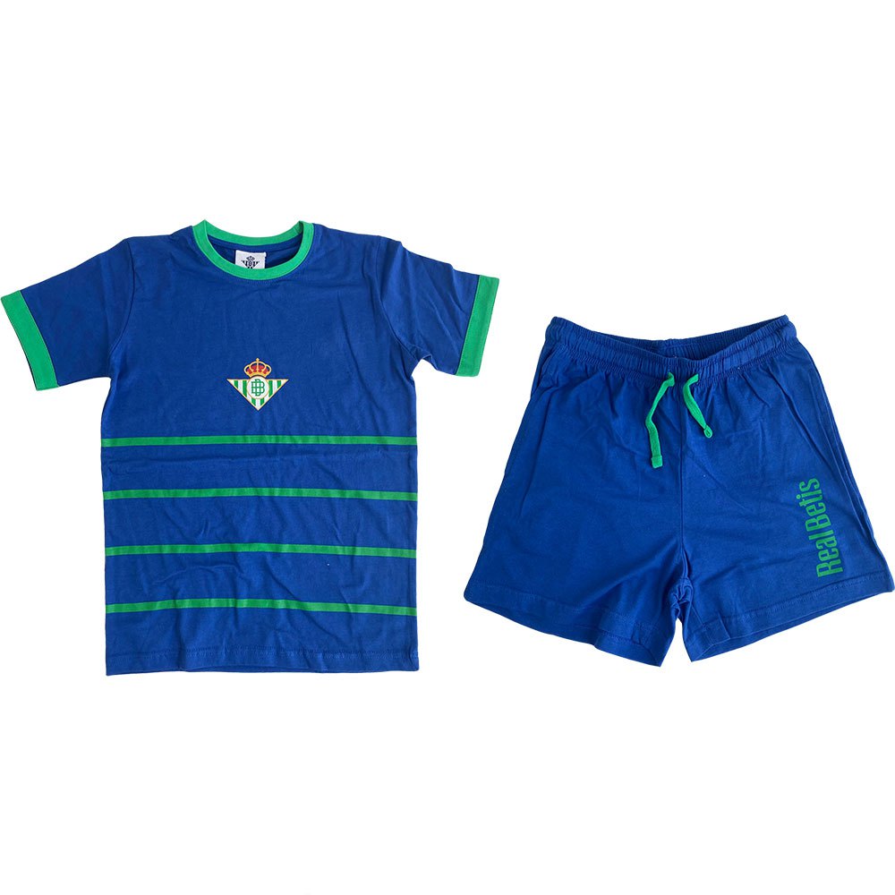 Real Betis Junior Short Sleeve Pyjama Blau 12 Years von Real Betis