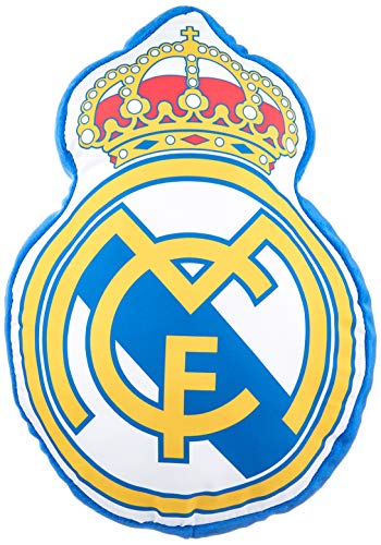 Real Madrid, Relleno de fibra hueca siliconada, Cojin 3D Escudo, Multicolor, 40 x 40 cm Real Madrid, Relleno de fibra hueca siliconada, Cojin 3D Escudo, Multicolor, 40 x 40 cm von Real Madrid
