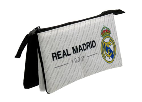 Real Madrid Dreifach Federmäppchen 1902 CYP PT-523-RM Real Madrid Dreifach Federmäppchen 1902 CYP PT-523-RM von Real Madrid