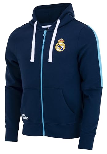Real Madrid Herren-Sweatjacke mit Reißverschluss, offizielle Fußball-Kollektion, Größe M Real Madrid Herren-Sweatjacke mit Reißverschluss, offizielle Fußball-Kollektion, Größe M von Real Madrid