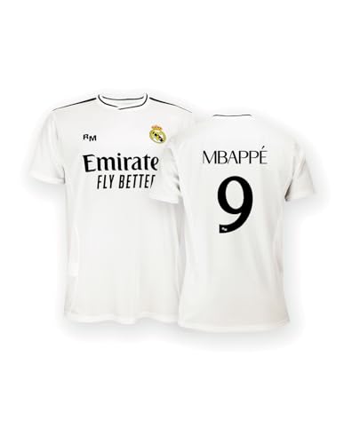 Real Madrid Home Trikot Saison 24/25, Mbappé, S, Replik Shirt Mit Offizieller Lizenz Real Madrid Home Trikot Saison 24/25, Mbappé, S, Replik Shirt Mit Offizieller Lizenz von Real Madrid
