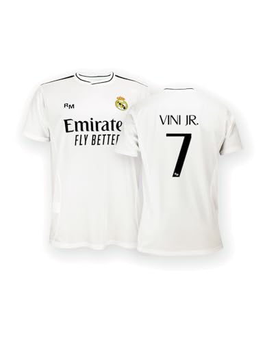 Real Madrid Home Trikot Saison 24/25, Vini Jr., S, Replik Shirt Mit Offizieller Lizenz von Real Madrid