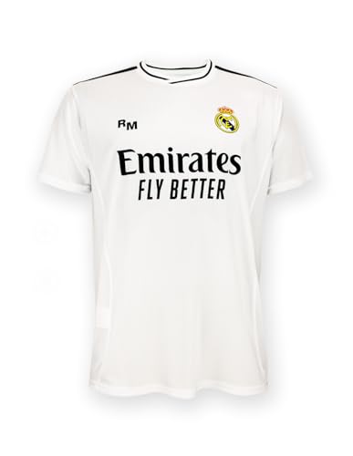 Real Madrid Heimtrikot für Kinder - Größe 140 / 10 Jahre - Saison 2024/2025 - Real Madrid Fußballtrikot weiß - Offizielles Fanprodukt Real Madrid Heimtrikot für Kinder - Größe 140 / 10 Jahre - Saison 2024/2025 - Real Madrid Fußballtrikot weiß - Offizielles Fanprodukt von Real Madrid