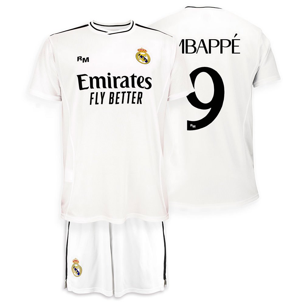 Real Madrid Real Madrid 24/25 Mbappe Junior Home Set Weiß 12 Years von Real Madrid