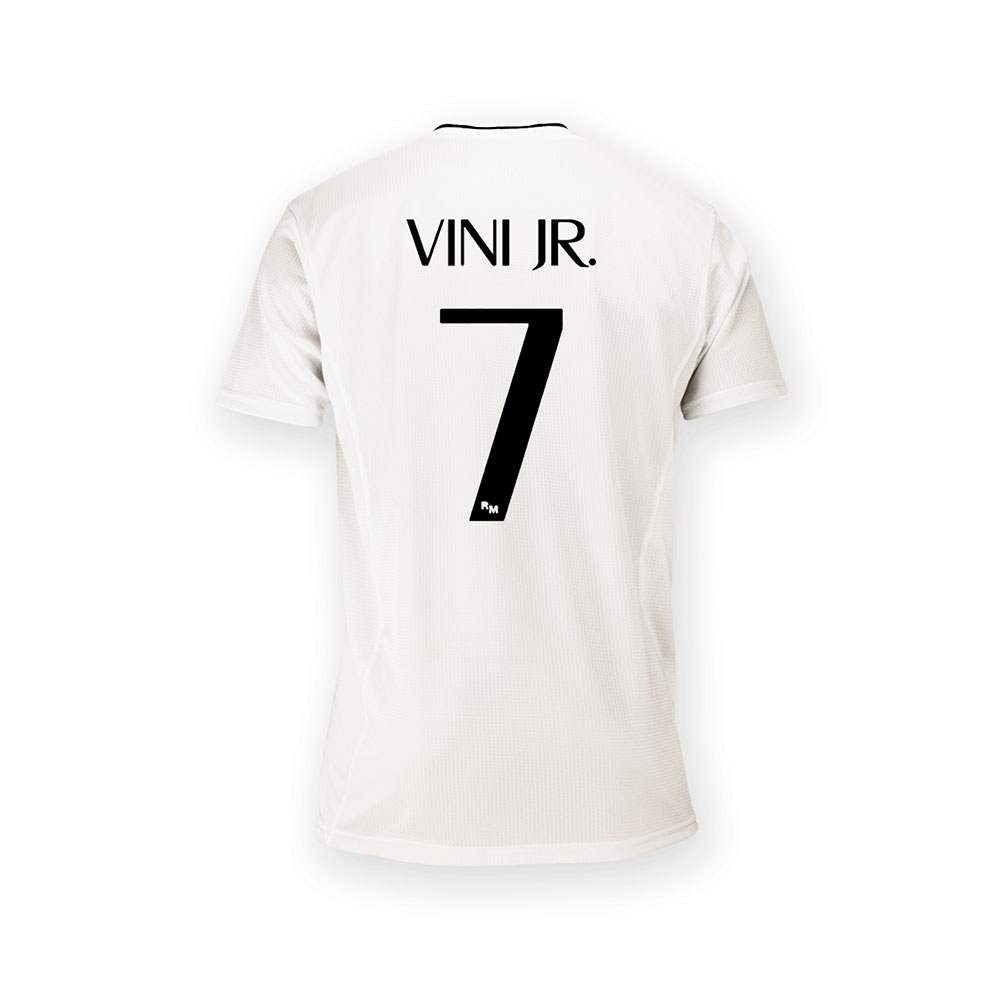 Real Madrid 24/25 Vinicius Home Junior Short Sleeve T-shirt Weiß 12 Years Real Madrid 24/25 Vinicius Home Junior Short Sleeve T-shirt Weiß 12 Years von Real Madrid