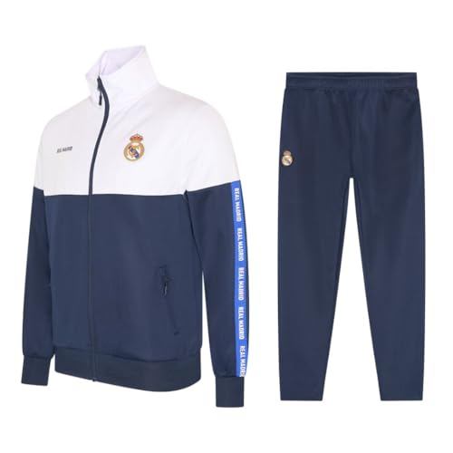 Real Madrid Trainingsanzug Herren - Größe S - Saison 2024/2025 - Fußball Trainingsanzug - Offizieller Anzug von Real Madrid