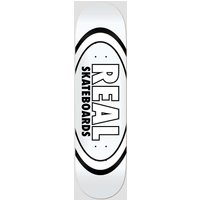 Real Team Classic Oval 8.38" Skateboard Deck white Real Team Classic Oval 8.38" Skateboard Deck white von Real