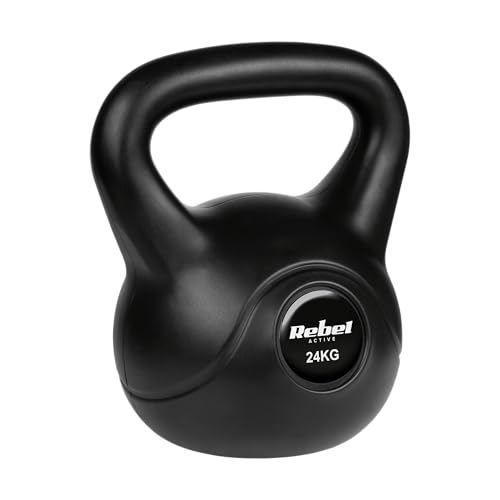 Rebel Kettlebell Bitumen 24 kg PVC RBA-2322 von Rebel Electro