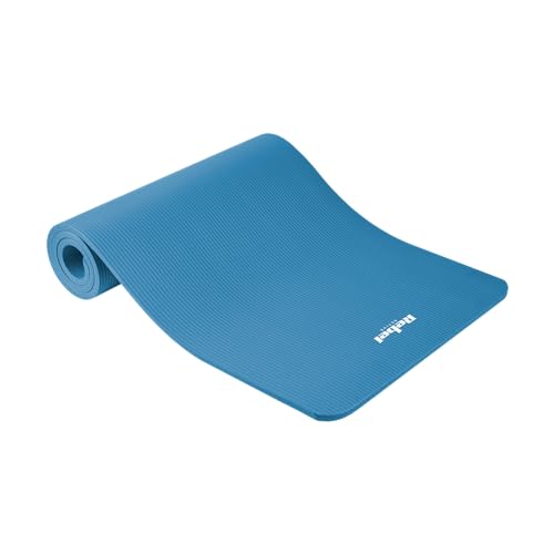 Hochwertige Yogamatte für Pilates, Fitness und Yoga REBEL ACTIVE RBA-3151-BL; 183x61 cm, Dicke 1,5 cm, NBR, Blau von Rebel
