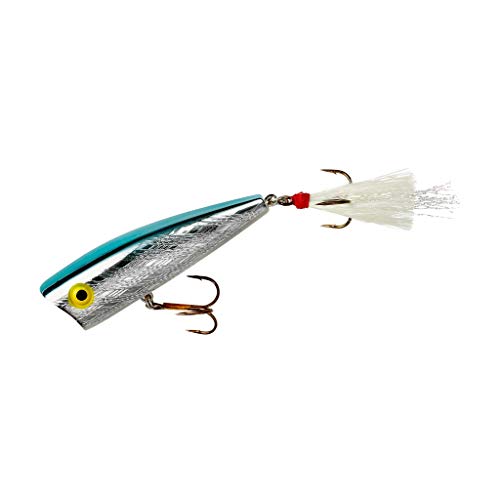 Rebel Lures Angelköder Magnum Pop R, Silber/Blue, 3-Inch Rebel Lures Angelköder Magnum Pop R, Silber/Blue, 3-Inch von Rebel