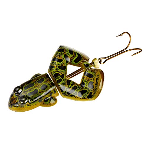 Rebel Lures Buzz'N Frog Topwater Buzzbait Angelköder, 6,8 cm, grüner Bullfrog Rebel Lures Buzz'N Frog Topwater Buzzbait Angelköder, 6,8 cm, grüner Bullfrog von Rebel
