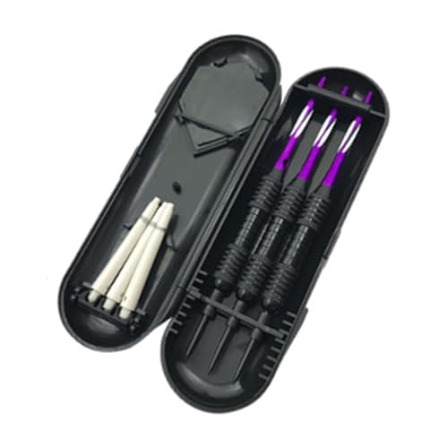 1 Set Professionelle Stahlspitze Darts Set Ersatz Metall Darts Mit Tragetasche Dartscheiben Zubehör von Rebellious