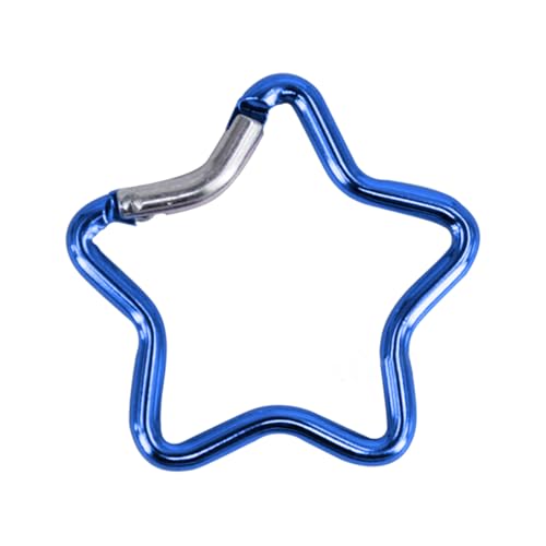Karabinerhaken aus Aluminiumlegierung, sternförmig, mit Schnappverschluss, Schlüsselanhänger für Rucksack, Camping, Wandern, Reisen, multifunktionaler Karabiner Karabinerhaken aus Aluminiumlegierung, sternförmig, mit Schnappverschluss, Schlüsselanhänger für Rucksack, Camping, Wandern, Reisen, multifunktionaler Karabiner von Rebellious
