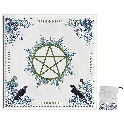 Rebellious Mystical Altar Tarotkartentischdecke für spirituelle Sucher, ideal für Tarot-Enthusiasten von Rebellious