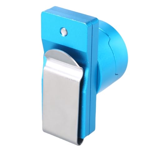 Rebellious Pool Billard Queue Kreidehalter Pool Magnetischer Kreidehalter Aluminium Magnetischer Gürtelclip Billard Kreidehalter von Rebellious