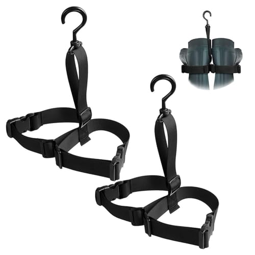 Angler Stiefel Aufhänger, Verstellba Gürtelaufhänger zum Trocknen von Wader Rack Aufbewahrung Passt alle Angelstiefel und Wathosen, Stiefel Wader Hanger, Kofferraum Aufhänger für Wathose (2 Stück) Angler Stiefel Aufhänger, Verstellba Gürtelaufhänger zum Trocknen von Wader Rack Aufbewahrung Passt alle Angelstiefel und Wathosen, Stiefel Wader Hanger, Kofferraum Aufhänger für Wathose (2 Stück) von Recitem