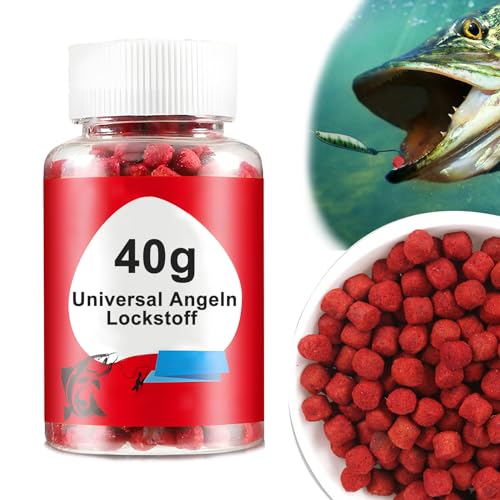 Magic Baits Universal Lockstoff Angeln Duftköder Outdoor Angeln Zubehör, Karpfen Futter Frisch und Feucht,40g Karpfen Futter Faule Pellets Schnelles Anschließen für Alle Süßwasserfische (1 Stück) von Recitem