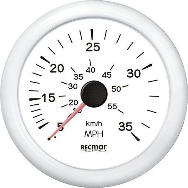 Recmar Ph Speedometer 0-35 M Weiß 100 mm Recmar Ph Speedometer 0-35 M Weiß 100 mm von Recmar