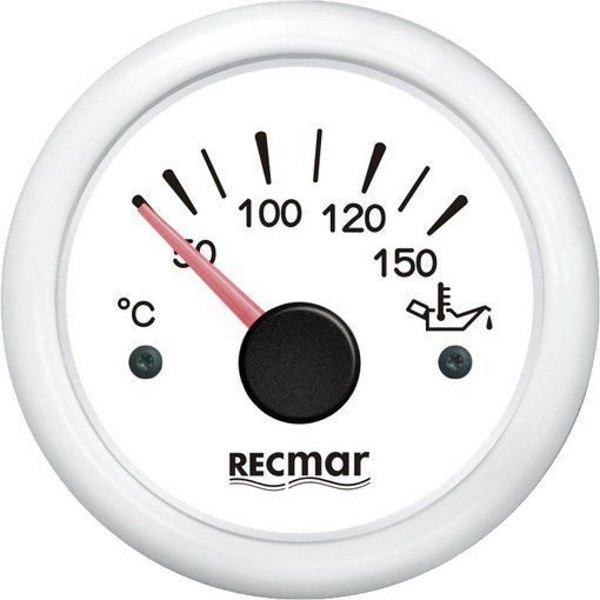 Recmar 50-150ºc Oil Temperature Indicator Weiß 51 mm Recmar 50-150ºc Oil Temperature Indicator Weiß 51 mm von Recmar