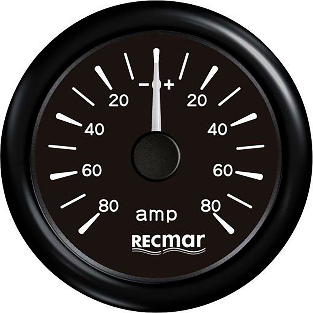 Recmar Ammeter 80a Schwarz 51 mm Recmar Ammeter 80a Schwarz 51 mm von Recmar